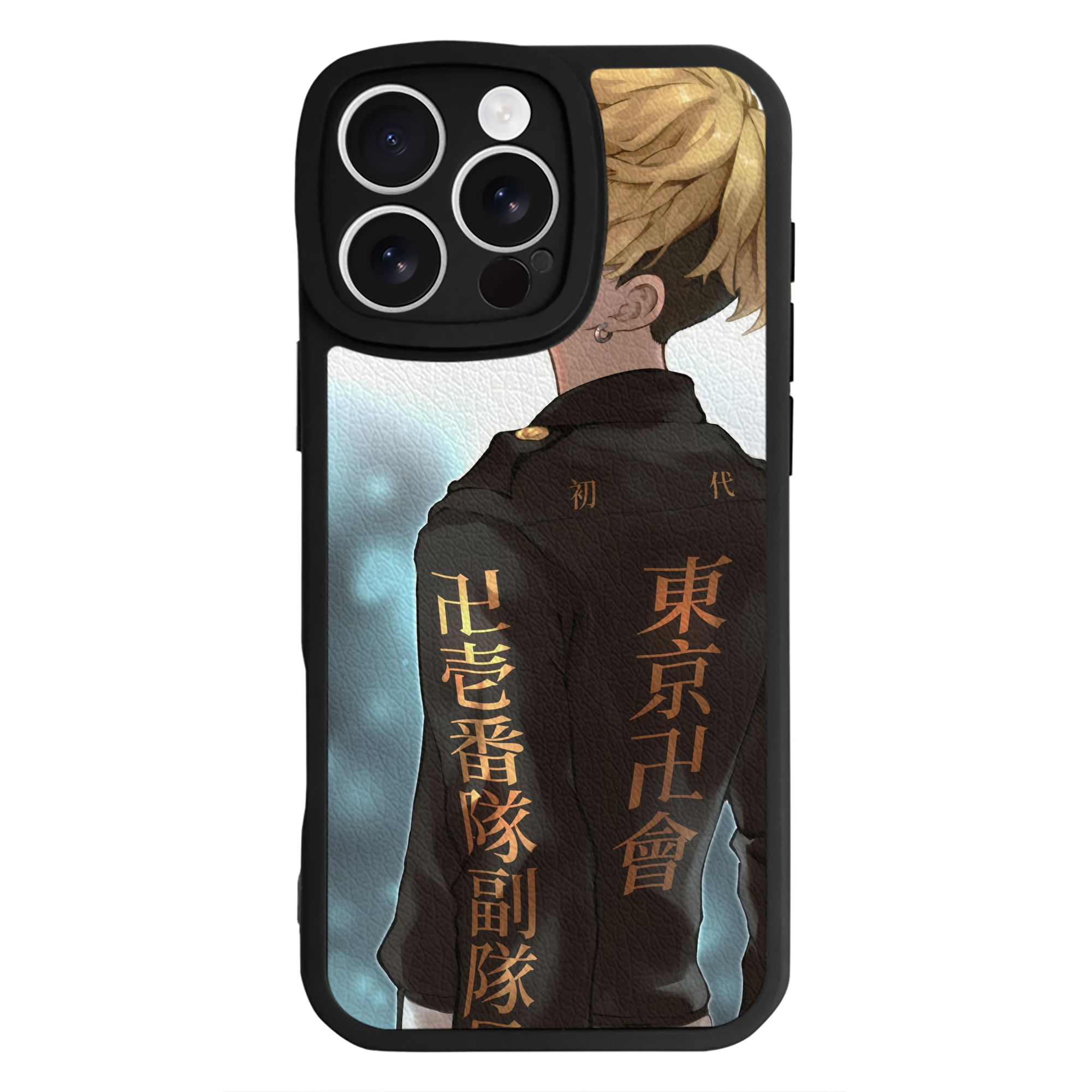 （画像用） 東京リベンジャーズ Tokyo Revengers 【iPhone 16シリーズ対応】シリコンスマホケース（レザー調） 材質：シリコン